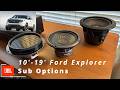 JBL Subwoofer & Amplifier Upgrade Installation Ford Explorer '10-'19