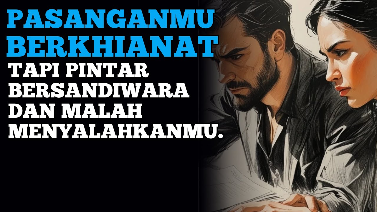 Pasanganmu berkhianat tapi pandai bersandiwara malah kamu yang disalahkan | sketsa stoik | stoikisme