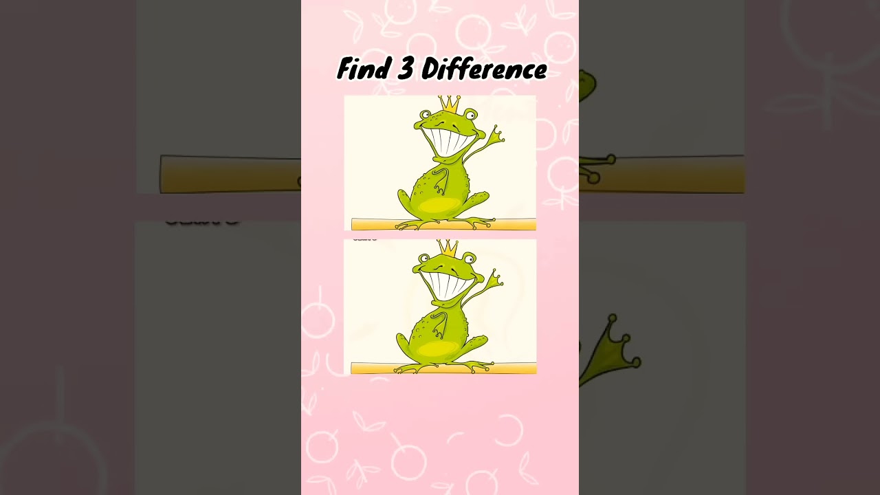 Find Only 3 Differences! 🔍 Can You Spot Them All?