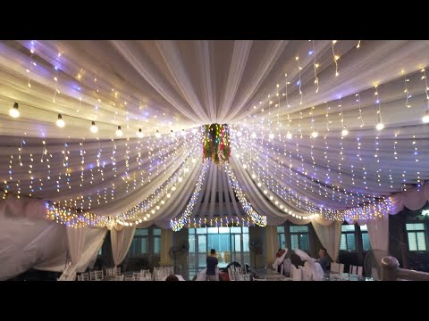 Video cách trang trí vải von . phông rèm đám cưới đẹp nhất... - youtube