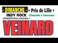 LE VEINARD AVEC COURSES PAR COURSES PRIX DE LILLE DIMANCHE 04 JANVIER 26 