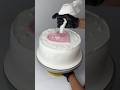 Easy Romantic Cake Design for Couples 💕 #cakeart #tutorial #satisfying