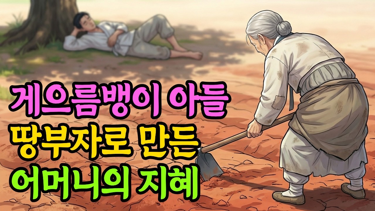 게으름뱅이 아들 땅부자로 만든 어머니의 지혜