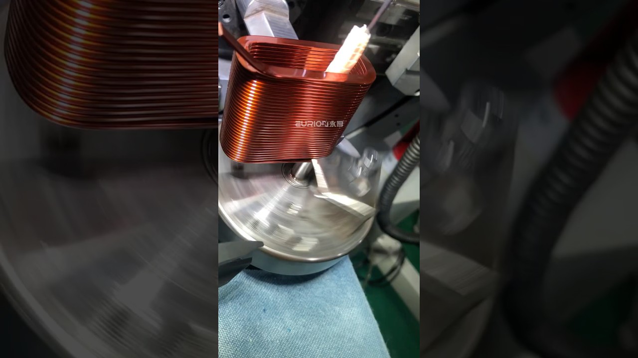 Precision Square Coil Winding with Auto Programming | Flat Copper Wire for Power Systems