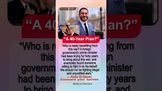 Trump, Israel & Iran War: Abdul El-Sayed Makes Explosive Claim ⭐