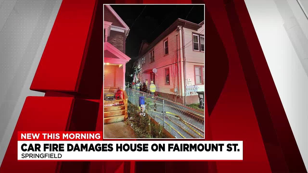 Crews battle fire on Fairmount Street in Springfield - YouTube