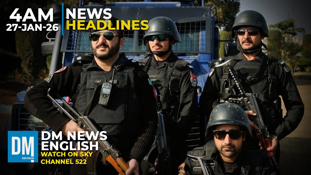 4 am News Headlines | 27-01-2026 | Sky 522 | DM News English