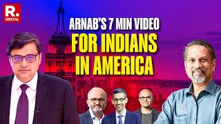 Arnab’s Message To Indians In America After Sridhar Vembu’s Clarion Call To ‘Come Back Home’