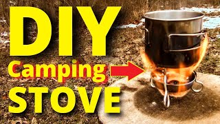 DIY CAMPING STOVE [Cheap, Easy!]