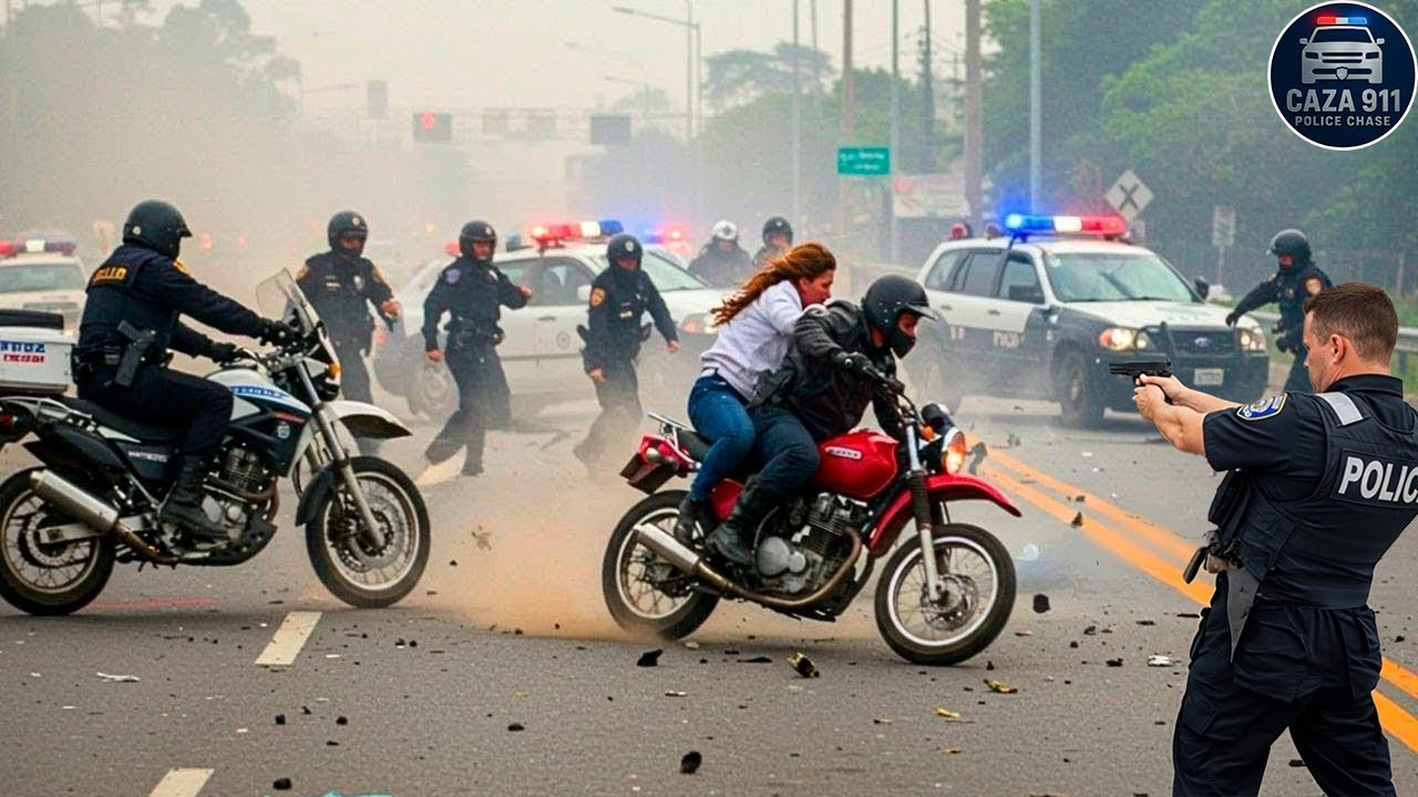 Real-Life Crime Shocking Moments & Insane High-Speed Police Chases Caught on Dashcam 