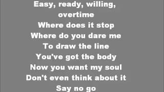 I cant go for that by Hall & Oates