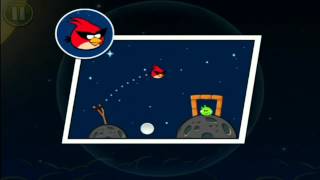 Angry Birds Space | First Startup And Level 1-1 3 Stars screenshot 3