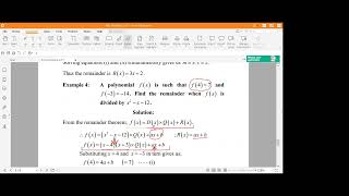 Alevel maths lesson on Polynomials