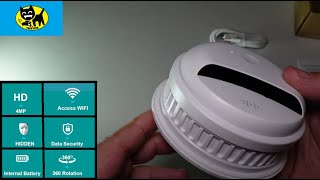 CAMDUCK Wireless Spy Camera|Hidden Camera Smoke Detector|4MP - Unboxing and first impressions