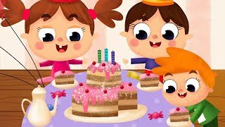 Happy Birthday Song And More The Little Nursery Rhyme For Kids The Little Engine Rhymes