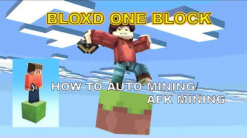 How To Auto Mining / AFK Mining | Bloxd.io One Block