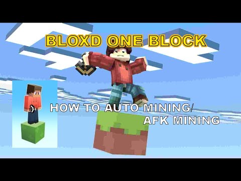 How To Auto Mining AFK Mining Bloxd Io One Block 