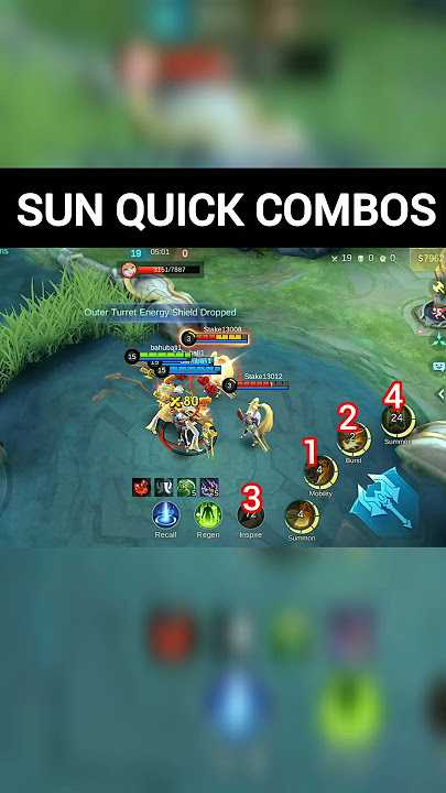Mlbb Sun Combo #mlbb #mlbbshorts #ml #mobilelegends #mlbbhighlights #shorts