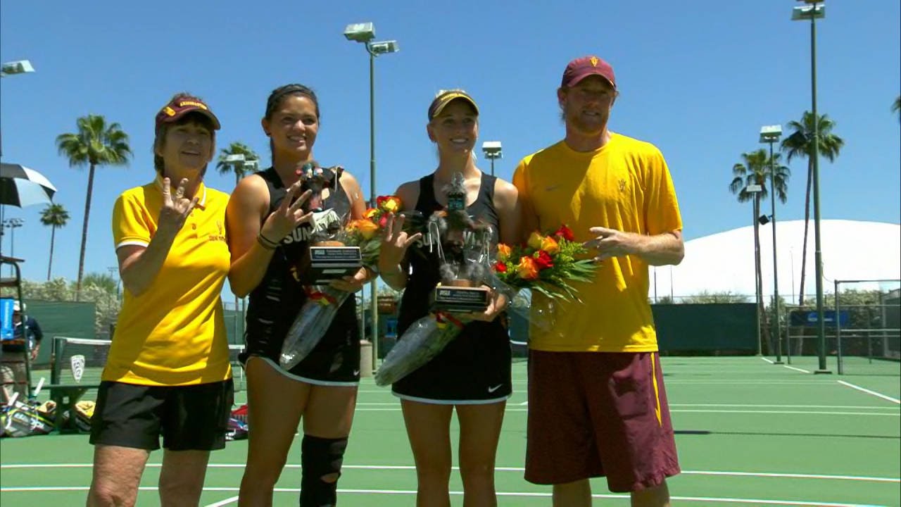 Recap: Sun Devil women's tennis sweeps rival Arizona on senior day