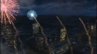 Beauty Of Fireworks From Weathering With You |Anime Sunshine Girl| Fireworks 2022 Tokyo Ghibli Japan