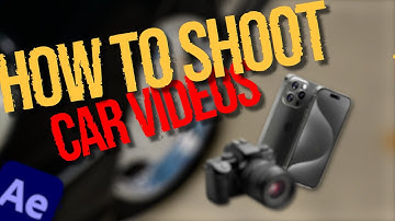How to Shoot Car Videos for Speed Ramping (Shooting & Editing Tutorial in After Effects)