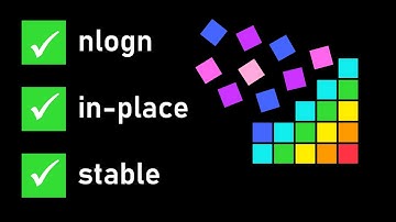 The Perfect Sorting Algorithm??  Block Sort Explained (Wiki Sort, Grail Sort)