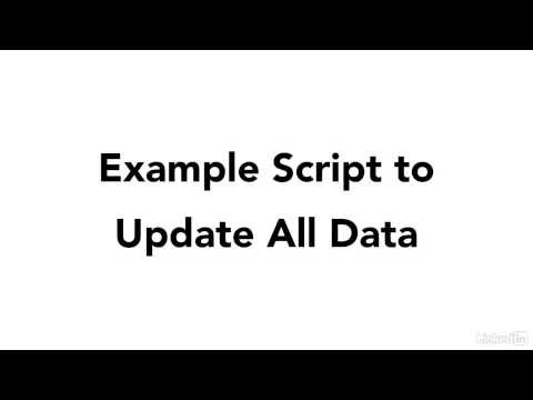 JavaScript 034 Example script to update all data