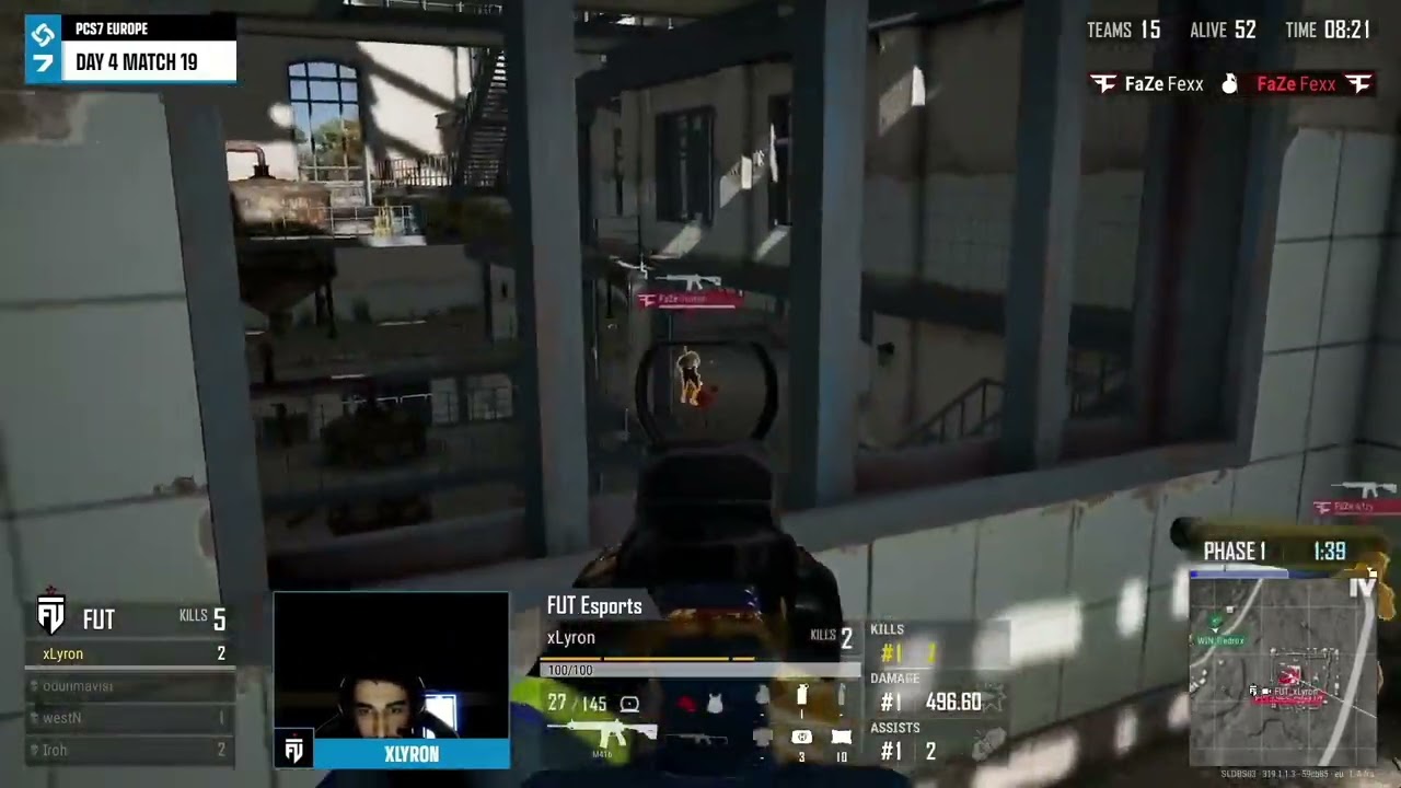 xLyron | 1V4 Clutch | FUT vs FAZE | PCS 7 Europe |