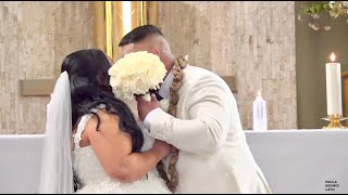 Beautiful Wedding Ceremony ~  Maria Madeline ‘Ilaisaane Lokakoula Pusiaki & Reid Thomas McCarthy