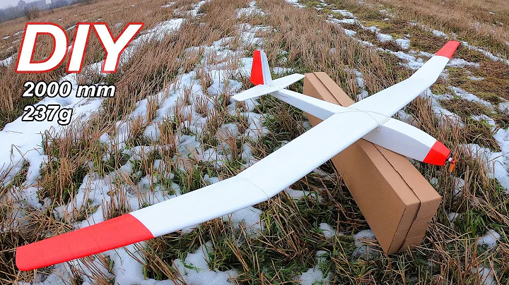 How to make 2000mm RC motor glider DIY