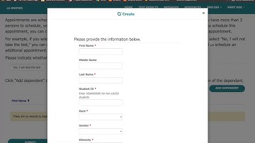 LAUSD Daily Pass Scheduling covid 19 Appointment