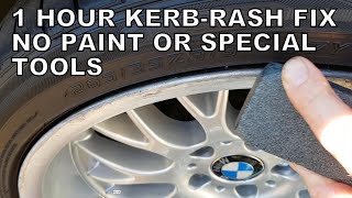 BMW 1 Hour Alloy KerbRash removal No Paint needed!