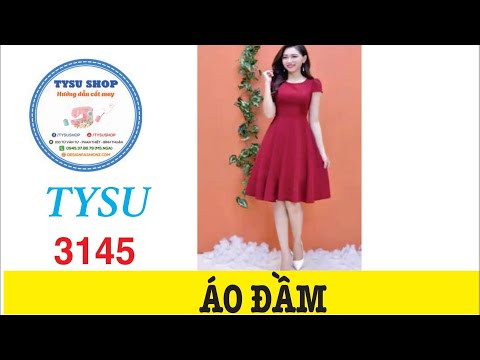 Áo Đầm 3145|Dạy Cắt May Cơ Bản | Học Cắt May Miễn Phí
