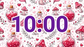 10-Minute Witchy Love Potion Timer | Magical Valentine Focus Time