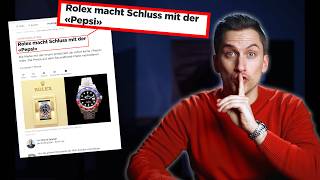 Das war's mit der Rolex Pepsi .. einfach so?