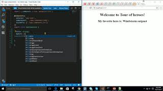 Define Constructor in Angular 4
