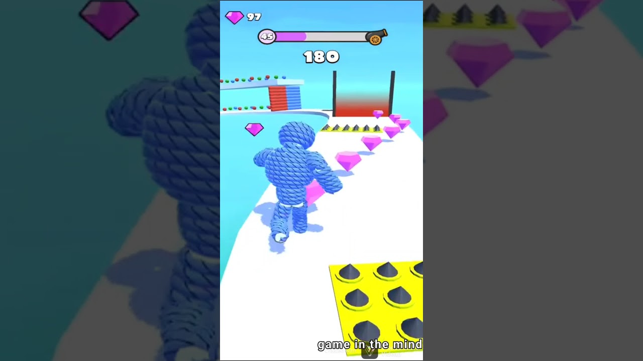 Rope-Man Run Gameplay  (Android, iOS) #1/oddlysatisfying game/  