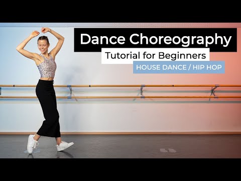 HOUSE DANCE / HIP HOP Dance Choreography Tutorial for Beginners  - Free Dance Class at Home