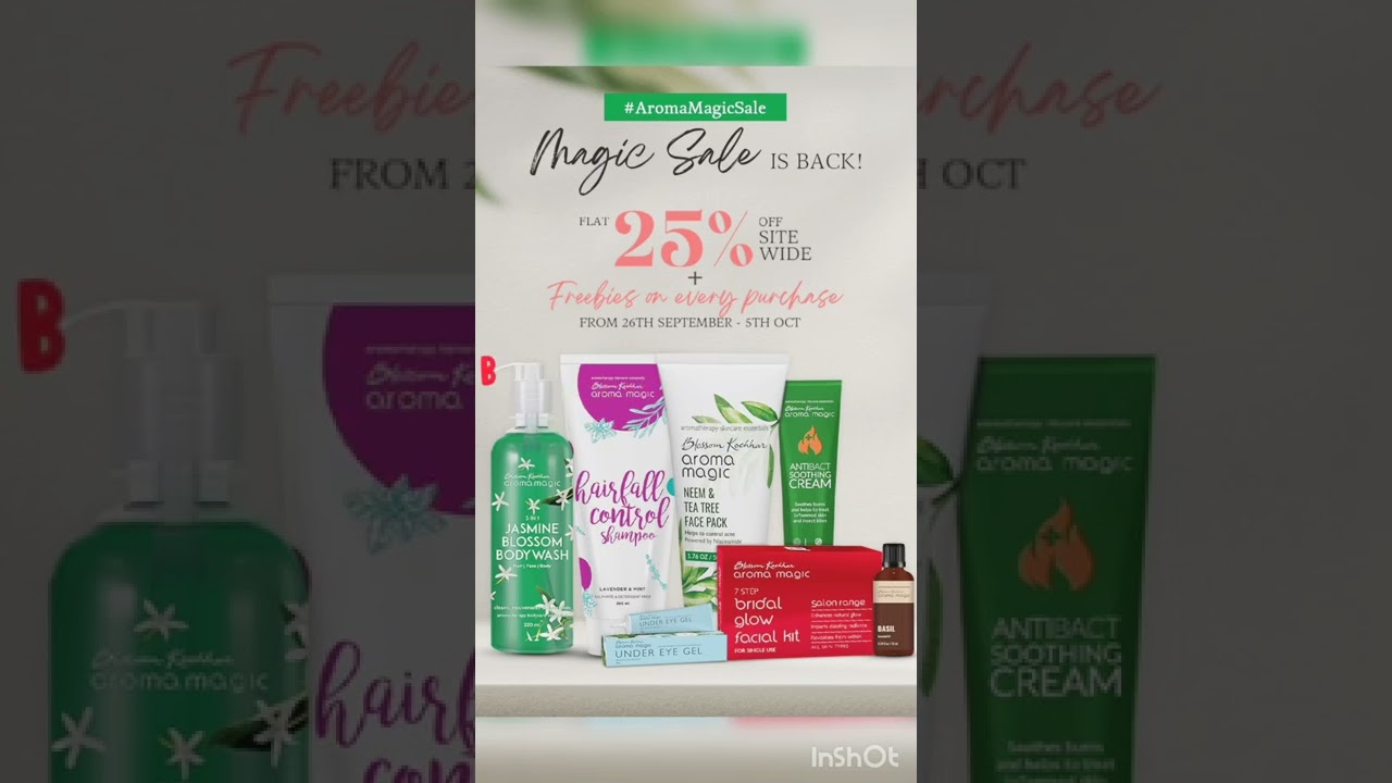 Hooray 🙌 Magic Sale is back! Don't miss this time, Shop now at www.aromamagic.com 