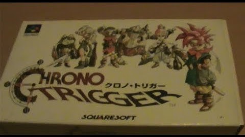 Japanese SFC Chrono Trigger Unboxing