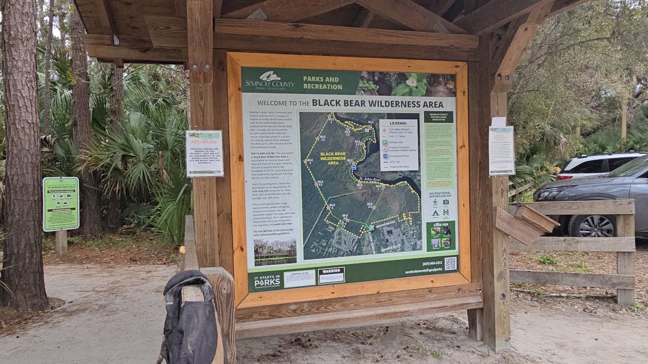 7 miles (12 km) Tracking at Black Bear Wilderness Area FL 