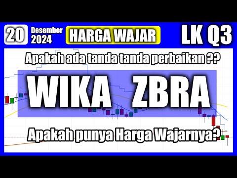 20/12/24 Harga Wajar WIKA dan Harga Wajar ZBRA LK Q3 2024