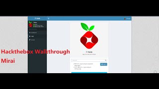 Cyber Security | Ethical Hacking | Pentesting Lab | Hackthebox |  Mirai