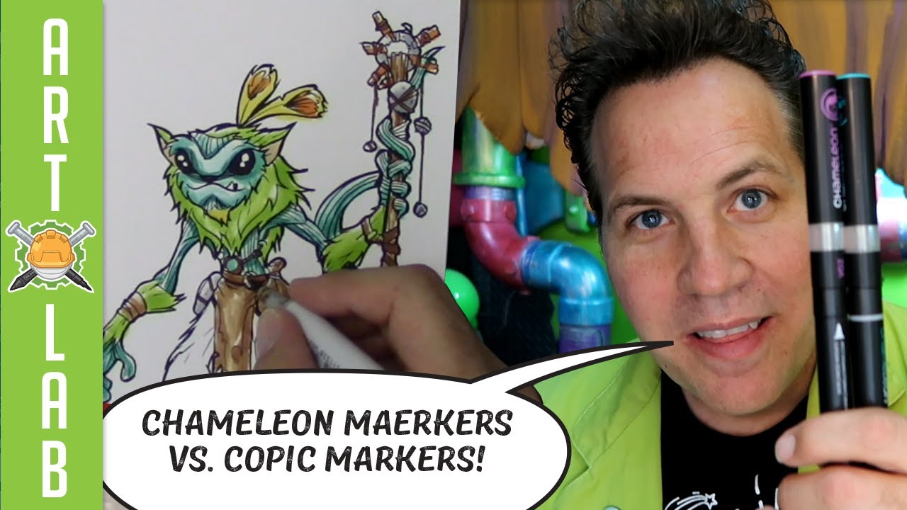 Chameleon Vs. Copic Markers! Chameleon Review and Unboxing