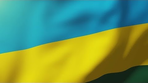 4K Rwanda flag waving in the wind. Looping sun rises style. Animation loop Stock video