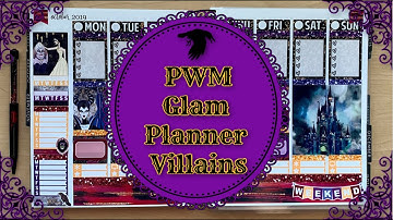 PWM Glam Planner Villains
