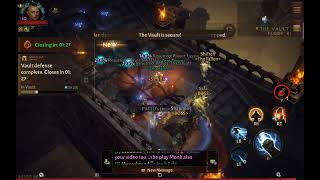 Diablo Immortal  Vault Defending When Camped
