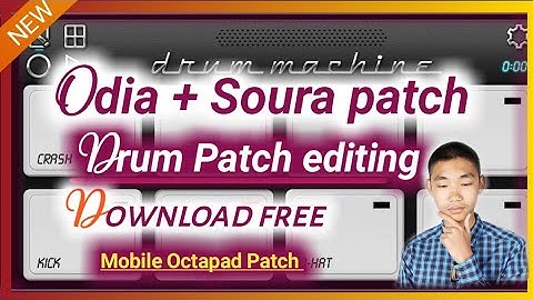 Odia song mobile octapad patch editing video | Odia soura Patch editing