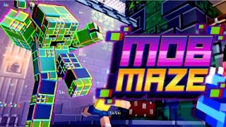 New Mob Maze Featured Server On Minecraft Bedrock Edition! (No Commentary Gameplay)
