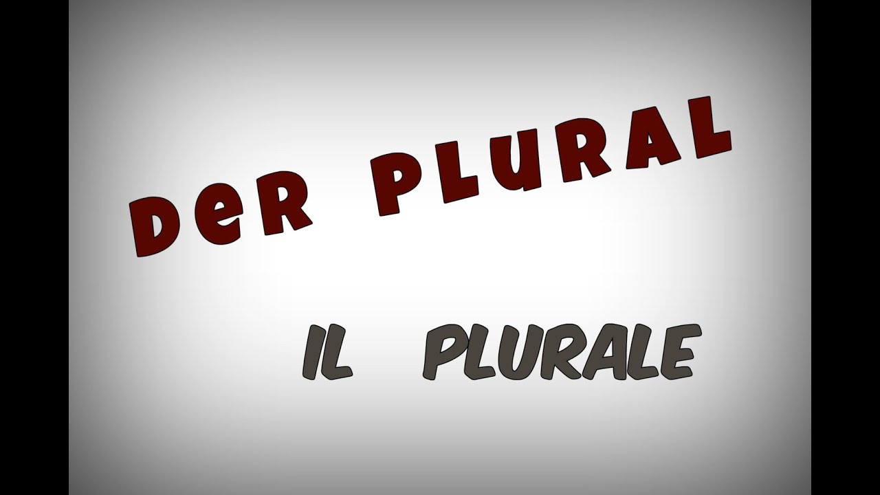 #tedescofacile TEDESCO FACILE #25 - IL PLURALE DEI NOMI